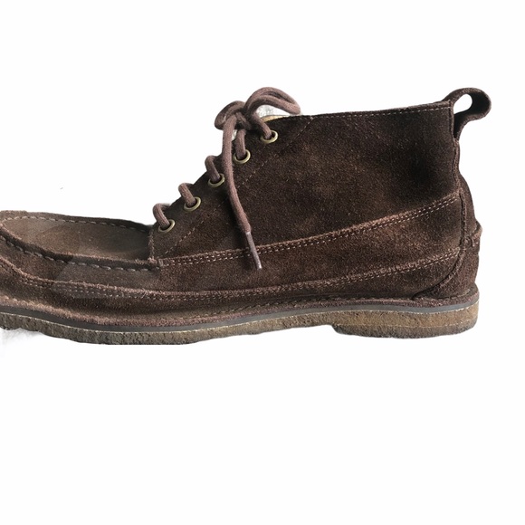 L.L. Bean Brown Suede Chukka Boots - Picture 3 of 7